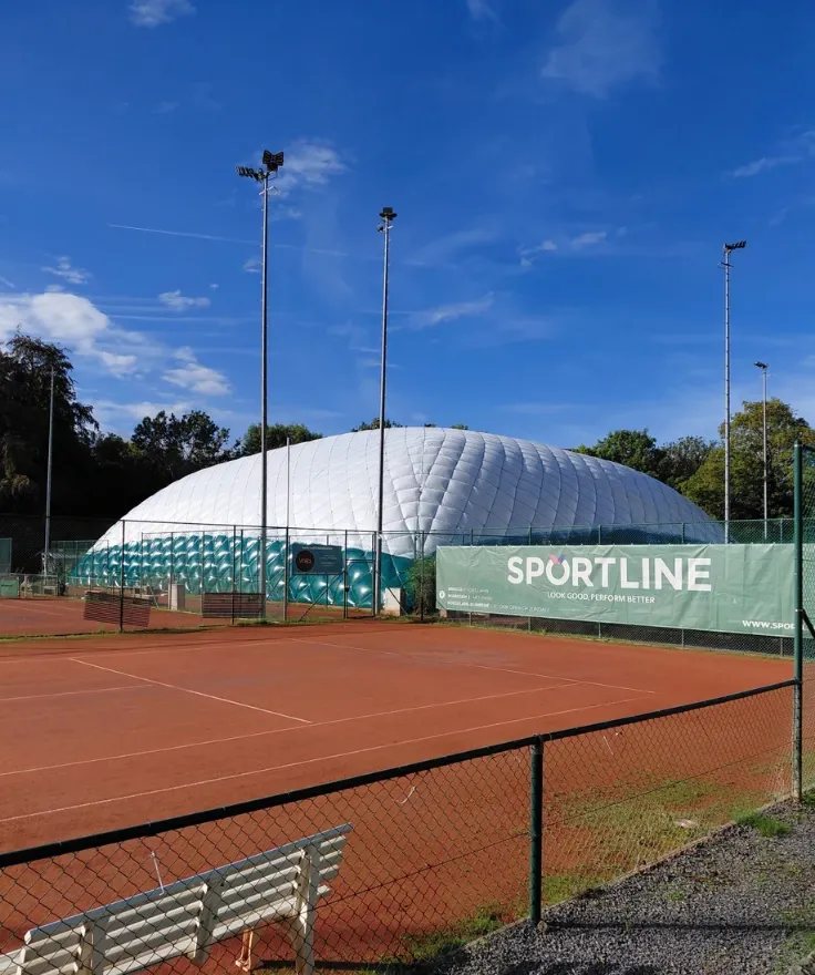 Vervanging blaashal na 23 jaar dienst tennisvereniging Brugge
