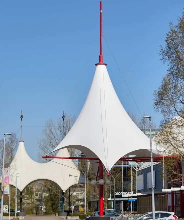 Overkapping winkelcentrum Doemere - Polyned